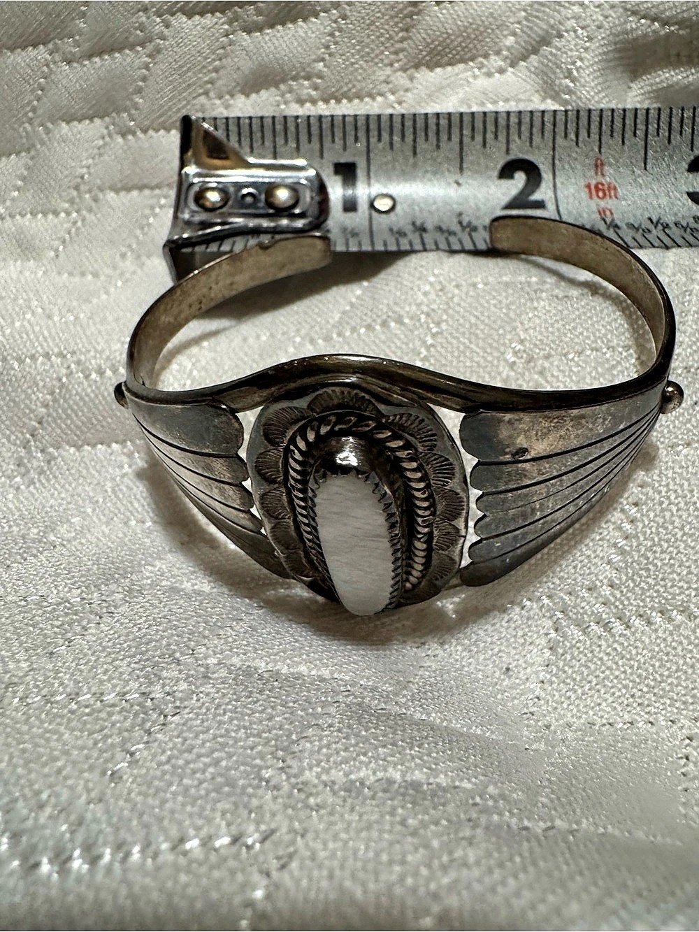 Sterling silver Statement Cuff Bracelet